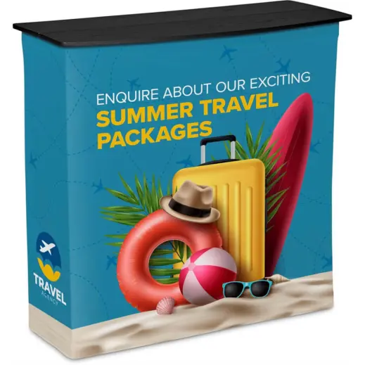 Pop Up Fabric Counter Branded